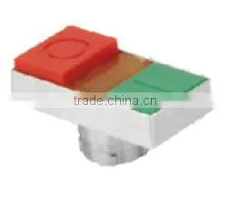 Good Quality Double-head Push Button Switch Parts With Lamp LAY5-BW84 thumbnail-1