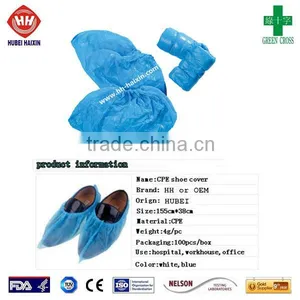 Disposable Anti Skid Polyethylene Disposable Shoe Cover thumbnail-1