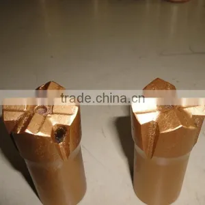 7 Degree 11 Degree and 12 Degree Tapered Button Cross Bits With Carbide thumbnail-4