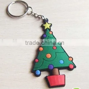 2013 the Famous Christmas Tree Shaped Silicone Key Chain thumbnail-1
