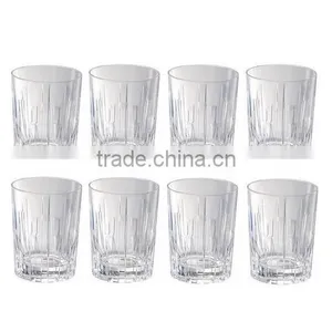 Break-resistant Plastic Water Cup Tumbler Set of 8 thumbnail-1