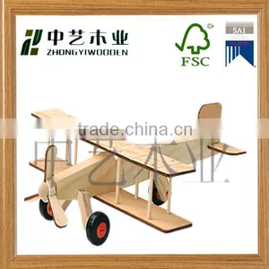 Made in China Cheap OEM Eco-friendly Handmade Educational Wooden Airplane Toys thumbnail-6