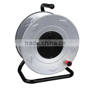 Cable Reel British Cable Reels 3-outlet Socket Cable Reels H05VV-F 3G1.0mm thumbnail-1
