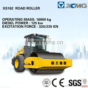 XS162 Hydraulic Single Drum Vibratory Roller XCMG Road Roller thumbnail-1