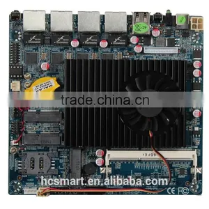 4 Lan Intel Atom D525 Cheap Industrial Firewall Computer Motherboard thumbnail-4