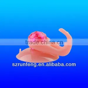 Removable Mini Plastic Suction Cup Hook thumbnail-1