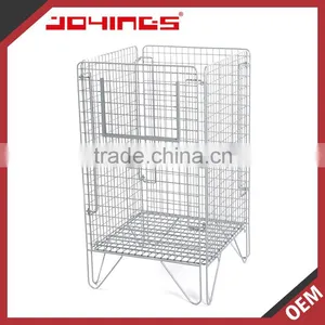 Wire Storage Basket/ Metal Wire Mesh Powder Coating Basket thumbnail-1
