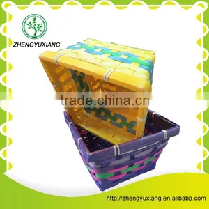 Rectangle Bamboo Vegetable Basket thumbnail-5