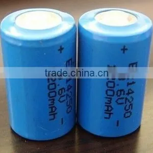 High Energy Type 1/2aa Er14250 3.6v 1200mah Er14250 Lithium Battery thumbnail-3