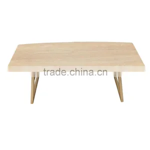 T023 Adjustable Height Glass Coffee Table thumbnail-4
