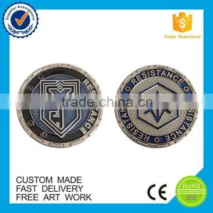 Free Artwork Promotional Directly Factory Custom Souvenir Engraved Coin thumbnail-6