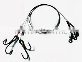 Wire Leader Rig Strong 1x7 Stainless Steel Wire Lure Trace Rig Pike Fishing thumbnail-1