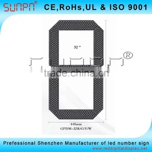 Japan 32inch Led Digit Segment Module Outdoor IP65 thumbnail-5