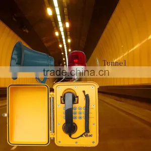 KNSP-08 Ip67 Waterproof Loudspeaker Voice Broadcasting Intustrial Telephone Rugged Explosion Proof Unique Landline Telephone thumbnail-1