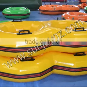 0.9MM PVC Tarpaulin Plato Swimming Life Raft Ring Sunjoy thumbnail-1
