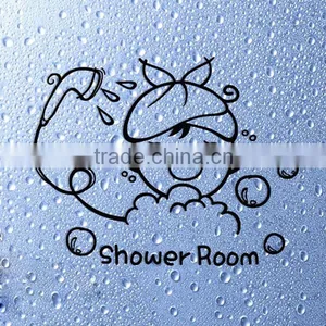 Import Decoration Bathroom Waterproof Wall Custom Stickers thumbnail-2