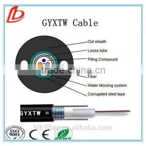 Unitube Light-armored GYXTW Outdoor PE Sheath Fiber Optical Cable thumbnail-1