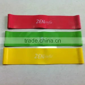 Exercise Resistance Loop Bands-Set of 4 Strength Performance Bands-Great for Physical Therapy-Fitness Theraband Stretch-Elastic thumbnail-2