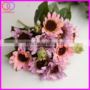 Cheaper Plastic Wholesale Silk Flowers Sunflowers thumbnail-5