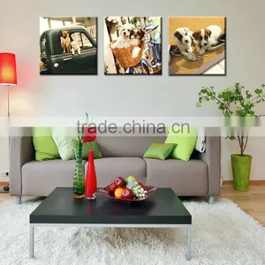 Chinese Modern Wall Hanging Abstract Canvas Dog Oil Painting thumbnail-3