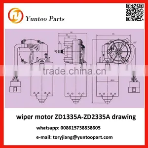 Low Operating Noise Wiper Motor 12v/24v Motor 40 Rpm Wiper Motor for Bus Wiper Motor thumbnail-2