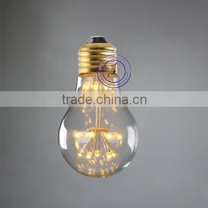 Antique LED Fireworks Filament Light A19 Edison Style Led Starry Light Bulb thumbnail-3
