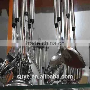 Best Quality Porcelain Handle Stainless Steel Knives Fork and Spoon Flatware Cheap thumbnail-3