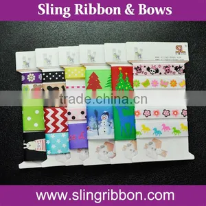 Kinds Of Printed Polyester Grosgrain Ribbon On Card Wholesale thumbnail-1