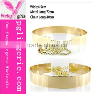 Gold Metal Belt Metal Belt for Women Fashion Belt thumbnail-1