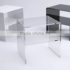 Customized Different Color Morden Style Acrylic Table Wholesale Shenzhen Manufacturer thumbnail-1