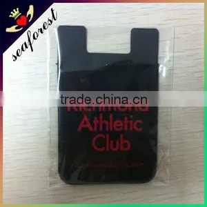 Wholesale 100% Eco-friendly Silicone Personalized Cell Phone Mobile 3m Sticky Smart Wallet,credit Card Pocket thumbnail-1