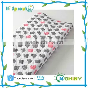 Waterproof and Reusable Infant Changing Pad Cover With New Design thumbnail-1