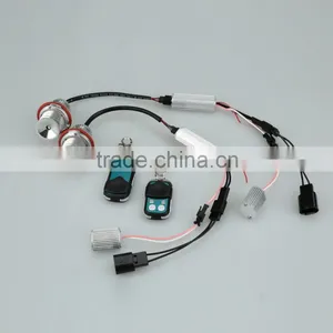 2Pcs Car RGBW LED 20W 7 Colors Angel Eye Halo Ring Marker Light Bulb thumbnail-6