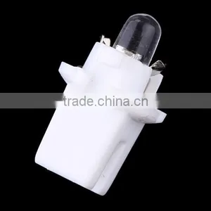 T5 B8.5D Car LED Indicator Light Gauge Speedo Dashboard Side Interior Lamp Bulb White thumbnail-3