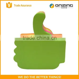 Onzing Good Quality Hand Shape Sticky Notes Memo Pad thumbnail-1