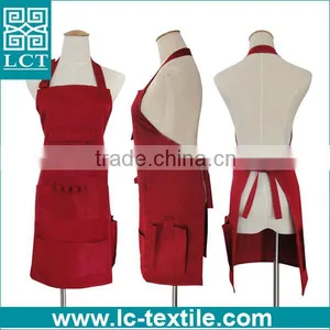 China Factory Wholesale Hot Customized Hair Salon Aprons Wth Tool Pockets thumbnail-3