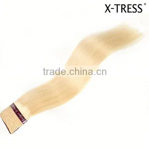 no Mixed 2016 New Arrival Good Ratio Thick Bottom Double Drawn 613 Color Hair Extensions Blonde Weft thumbnail-3