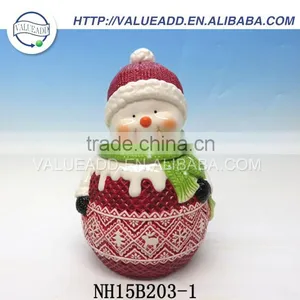 Best Selling Christmas Ceramic Talking Chef Cookie Jar Factory Supply thumbnail-1