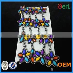 Wholesale Price Multicolor Plastic Rhinestone Banding for Hair Decoration in Bulk thumbnail-6