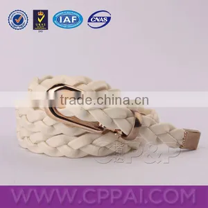 Leather Belt Strap/Guangzhou Women Leather Braided Belt thumbnail-1