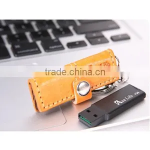 Promotional Bulk Factory Direct Selling Cheap Usb Flash Drive Brand Custom Leather Can be Printed Logo thumbnail-6