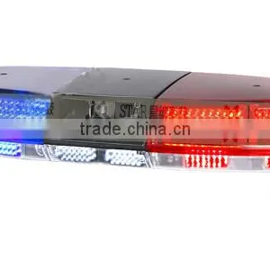 12V Led Police Emergency Red and Blue Strobe Warning Lightbar thumbnail-1