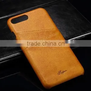 High Quality Leather Case With Card Slot at the Back Side for IPhone 7 thumbnail-3
