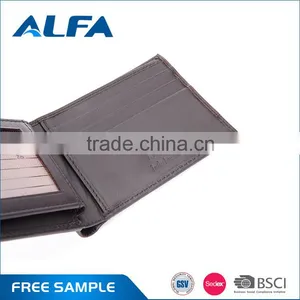 Alfa Best Selling Products New Designer Durable Cow Hide Mens Leather Wallets And Purse thumbnail-5