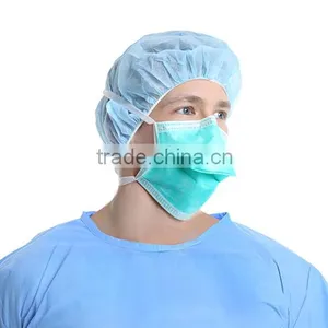 Surgical ,Food Industry Face Mask, Chamber-Style,Anti-Fog, Latex Free, Green thumbnail-1