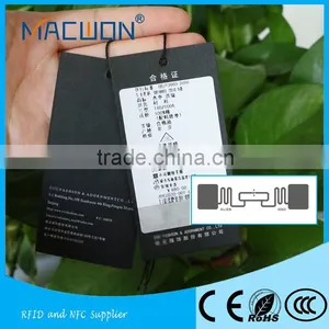 Hang Beautiful Printed Waterproof Paper Uhf Rfid Clothing Label Tag thumbnail-1