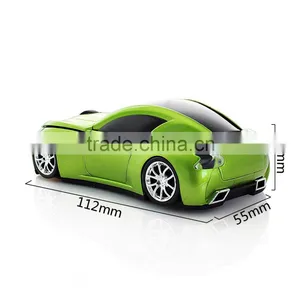 2.4G Wireless Modern Car Shape Mouse 3D Game Optical Mice PC Laptop thumbnail-2