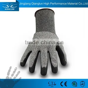 QL PU Palm Dipping Oilfield pu Cut 5 Glove thumbnail-1