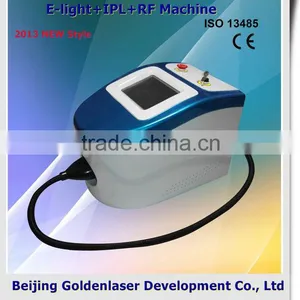 Vascular Treatment 2013 Cheapest Price Beauty Intense Pulsed Flash Lamp Equipment E-light+IPL+RF Machine Crystal Peeling Device thumbnail-1