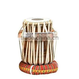 TABLA DRUMS SET PROFESSIONAL 2.5 KG Copper BAYAN SHESHAM WOOD DAYAN Musical Instrument India Indian thumbnail-2